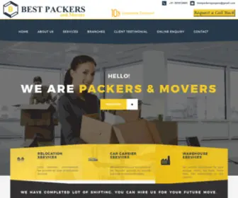 Bestpackersgurgaon.com(Best packers and movers) Screenshot