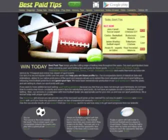 Bestpaidtips.com(Best Paid Sport Tips) Screenshot