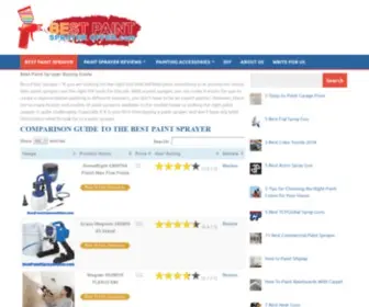 Bestpaintsprayeroffer.com(Best Paint Sprayer Reviews for DIY’ers) Screenshot