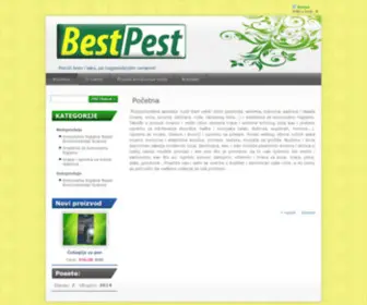 Bestpest.org(Početna) Screenshot