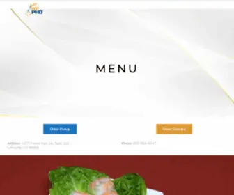 Bestphoyou.com(Best Pho Restaurant Lafayette) Screenshot