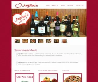 Bestpizzaindeland.com(Angelina's Pizzeria) Screenshot