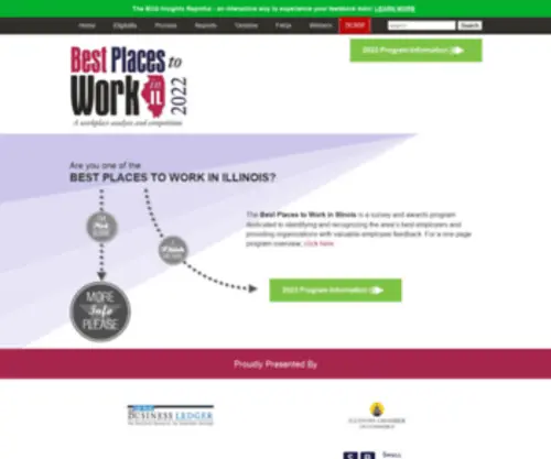 Bestplacestoworkil.com(Best Places to Work in Illinois) Screenshot