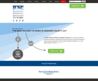 Bestplacestoworkoc.com(Best Places to Work in Orange County) Screenshot