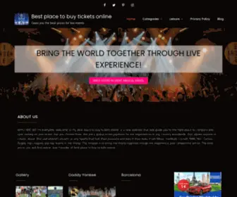 Bestplacetobuyticketsonline.com(Best place to buy tickets online) Screenshot