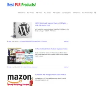 Bestplrproducts.com(The Best PLR Products) Screenshot