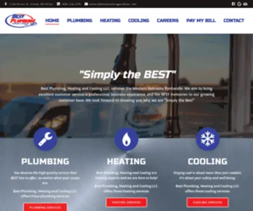 Bestplumbingandhvac.com(Best Plumbing) Screenshot