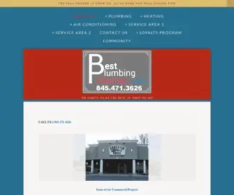 Bestplumbingpha.com(Best Plumbing Heating & Air Inc) Screenshot