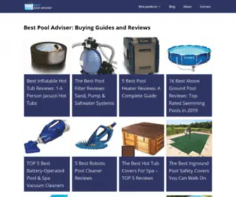 Bestpooladviser.com(Best Pool Adviser) Screenshot