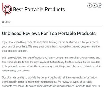 Bestportableproducts.com(Portable Products Reviews & Roundups) Screenshot
