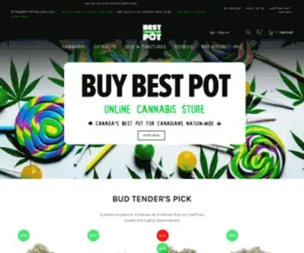 Bestpotdelivery.com(Buy weed online from the Best Online Weed Dispensary. Best Pot Delivery) Screenshot