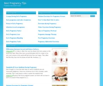 Bestpregnancytips.com(Best Pregnancy Tips) Screenshot