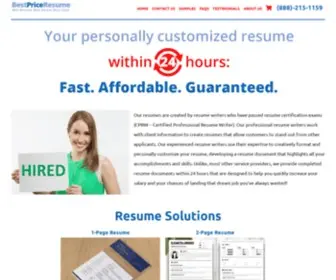 Bestpriceresume.com(Best Resume) Screenshot