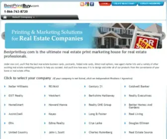 Bestprintbuy.com(Real Estate Printing Services and Promotional Products) Screenshot