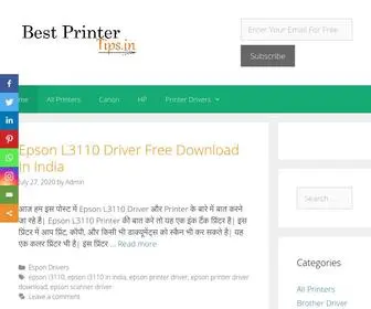 Bestprintertips.in(Learn Best Printer Tips & Buying Guides In Hindi) Screenshot