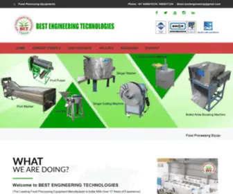 Bestprocessequipments.com(Food Processing Equipment Manufacturers) Screenshot