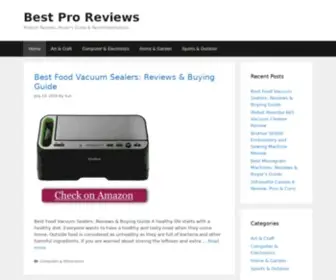 Bestproreviews.com(Expert Product Reviews) Screenshot