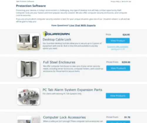 Bestprotectionsoftwares.info(Best Protection Softwares) Screenshot
