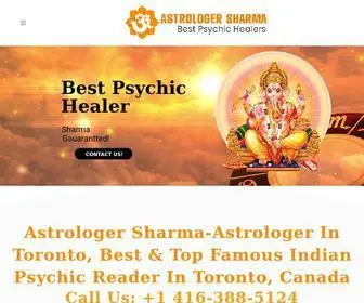 Bestpsychichealers.com(Astrologer in Toronto) Screenshot