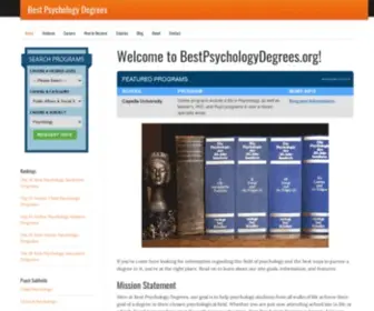 Bestpsychologydegrees.org(Best Psychology Degrees) Screenshot