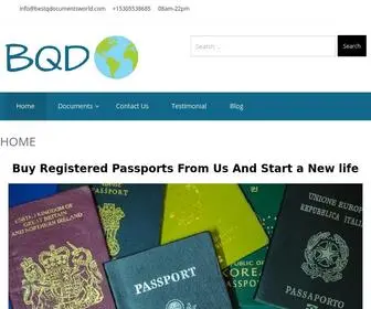 BestQdocumentsWorld.com(Buy Registered Driver's License and Passports Online) Screenshot