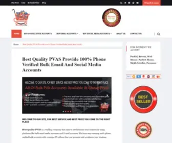 BestQualitypVas.com(Best Quality PVAS Provide 100% Phone Verified Bulk Email And Social Media Accounts) Screenshot