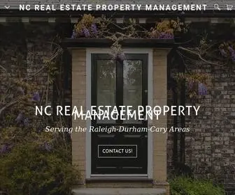 Bestraleighrentals.com(NC REAL ESTATE PROPERTY MANAGEMENT) Screenshot