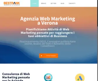 Bestrank.it(Agenzia di Web Marketing a Verona e Promozione Online) Screenshot