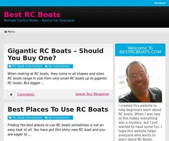 Bestrcboats.com(Remote Control Boats) Screenshot