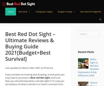 Bestreddotsight.net(Best Red Dot Sight) Screenshot