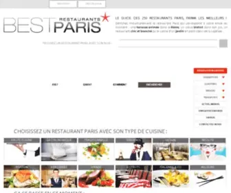 Bestrestaurantsparis.com(Restaurant Paris) Screenshot