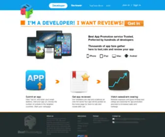 Bestreviewapp.com(App Promotion) Screenshot