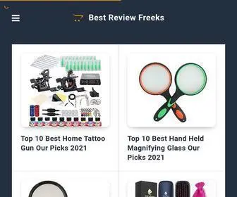 Bestreviewfreeks.com(Best Review Geek) Screenshot