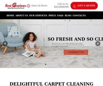 Bestreviewscleaning.com.au(We are best carpet cleaners in Brisbane. Best Reviews Carpet Cleaning and Pest Control Brisbane) Screenshot