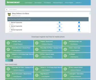 Bestringtone.net(Best Ringtones download MP3 free for mobile phone) Screenshot