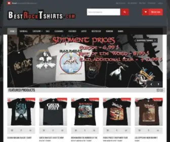 Bestrocktshirts.com(Best Rock T) Screenshot