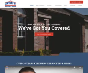 Bestroofingandsiding.net(Best Roofing & Siding) Screenshot