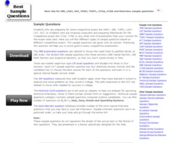 Bestsamplequestions.com(Sample Questions) Screenshot