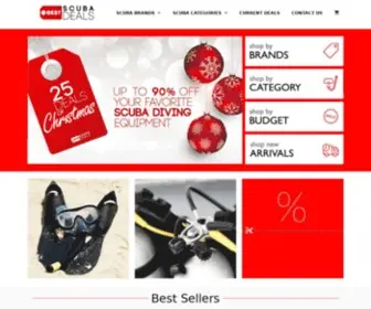 Bestscubadeals.com(Best Scuba Deals) Screenshot