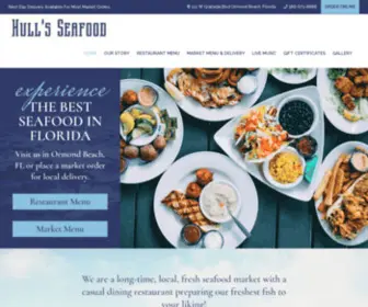 Bestseafoodinfl.com(Hull's Seafood Restaurant and Market) Screenshot