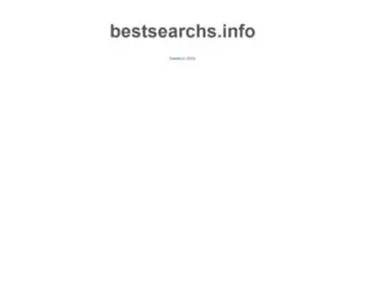 Bestsearchs.info(This is a default index page for a new domain) Screenshot