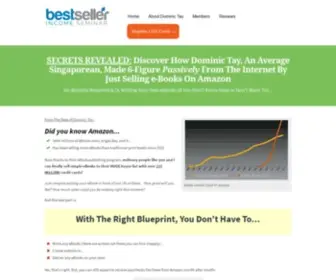 Bestsellerincome.com(Bestseller Income Seminar by Dominic Tay) Screenshot