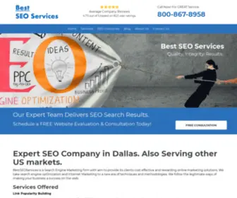 Bestseoservices.com(Expert SEO Company in Dallas) Screenshot