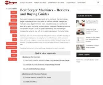 Bestsergerreviews.com(Best Serger Reviews) Screenshot