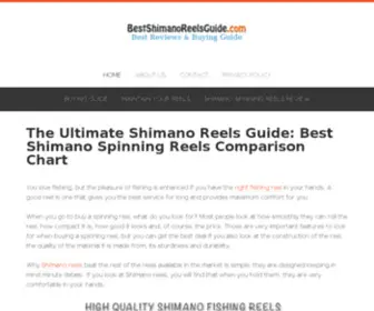 Bestshimanoreelsguide.com(Best Shimano Reels Reviews) Screenshot