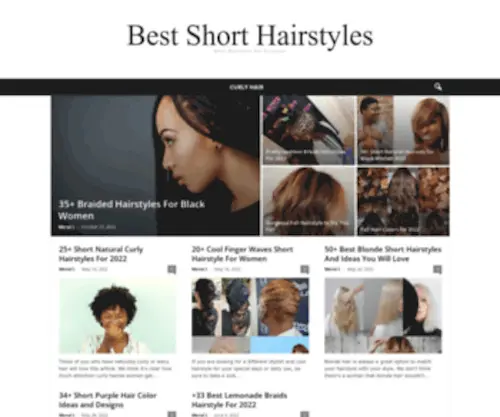 Bestshorthairstyles.org(Modern Trend) Screenshot