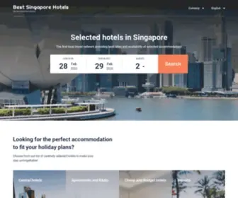 Bestsingaporehotels.net(Singapore hotels & apartments) Screenshot