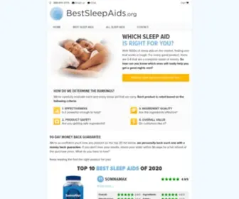 Bestsleepaids.org(See The Top Rated Sleep Aids of 2020) Screenshot