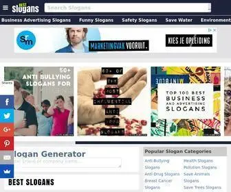 Bestslogans.com(Of The World's Best Slogans Including Taglines & Quotes) Screenshot