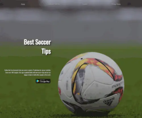 Bestsoccertips.eu(Best Soccer Tips) Screenshot